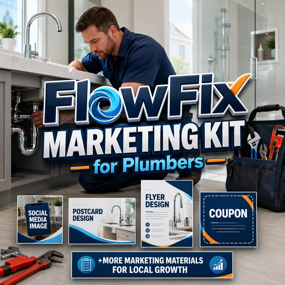 FlowFix Marketing Kit for Plumbers