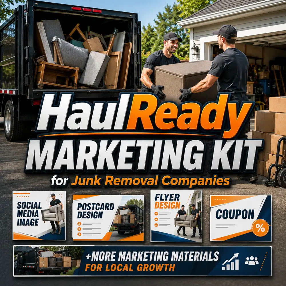 HaulReady Marketing Kit for Junk Removal Companies