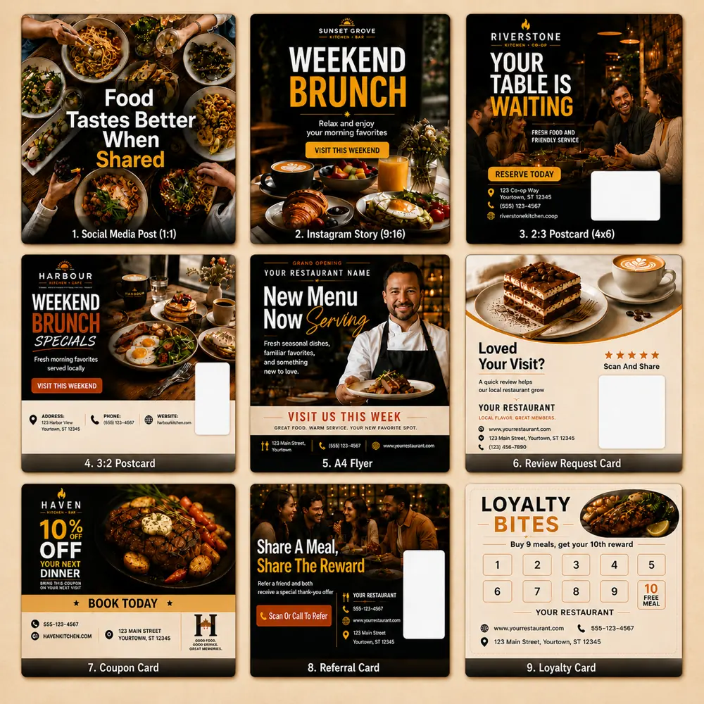 TableRush Marketing Kit for Restaurants - Image 2