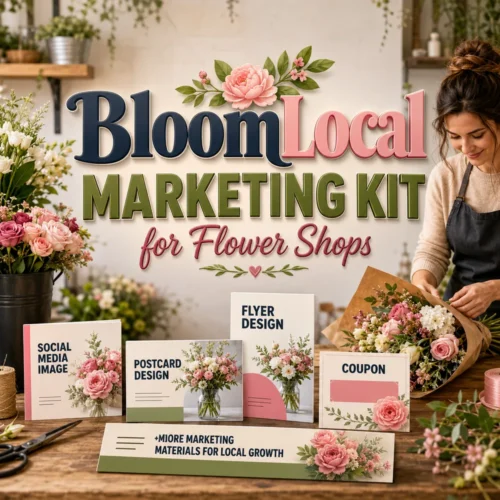 BloomLocal Marketing Kit for Flower Shops – Product Cover