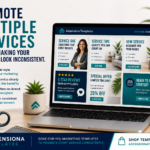 Consistent local business marketing templates for promoting multiple services with one clear brand style
