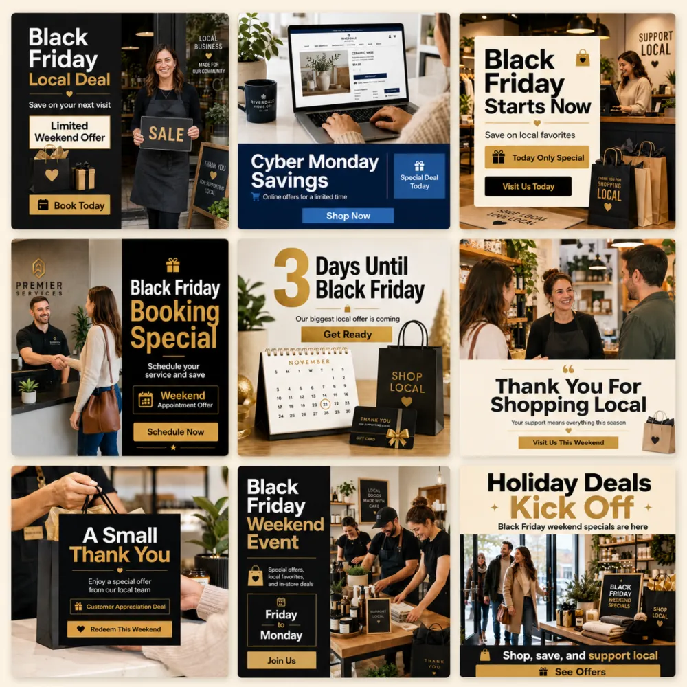 CommercePeak Black Friday & Cyber Monday Promo Pack for Local Businesses - Image 2