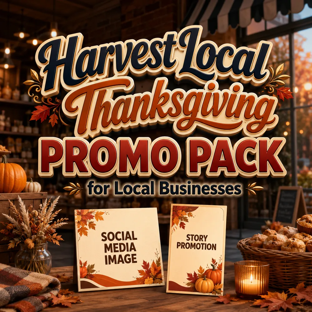 HarvestLocal Thanksgiving Promo Pack for Local Businesses