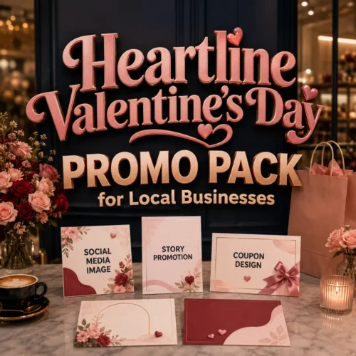 Heartline Valentines Day Promo Pack for Local Businesses Product Cover