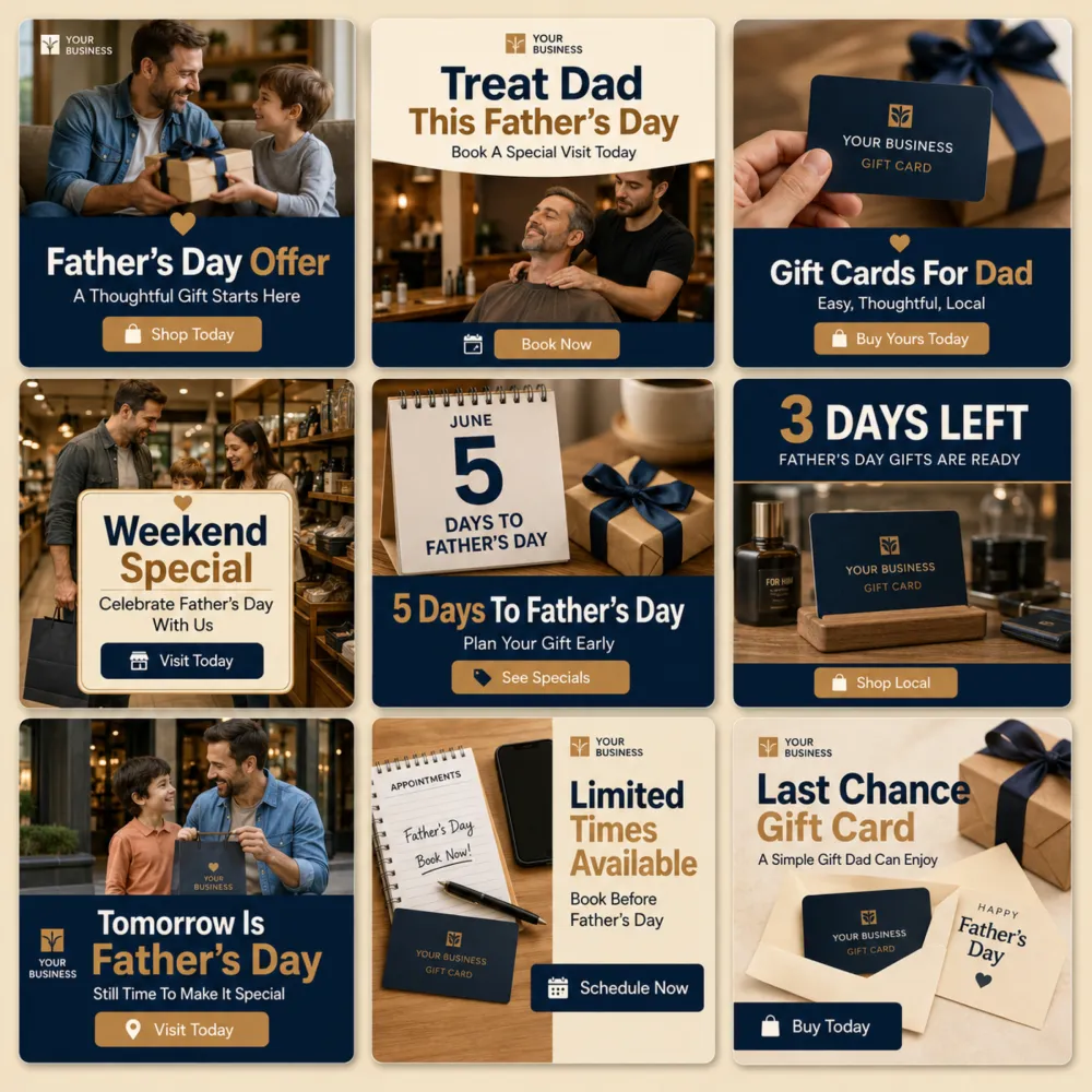 Heritage Father's Day Promo Pack for Local Businesses - Image 2