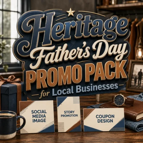 Heritage Fathers Day Promo Pack for Local Businesses Product Cover