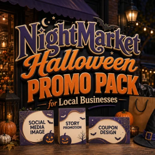 NightMarket Halloween Promo Pack for Local Businesses Product Cover