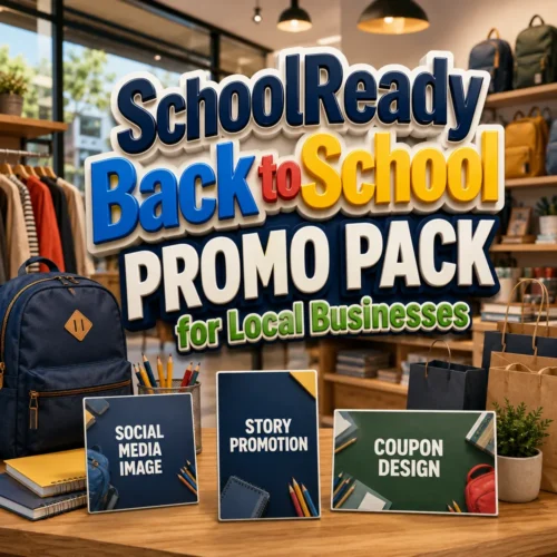SchoolReady Back to School Promo Pack for Local Businesses Product Cover