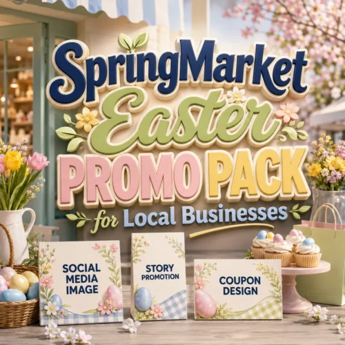 SpringMarket Easter Promo Pack for Local Businesses Product Cover